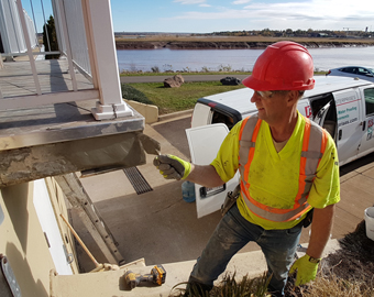 Concrete balcony repair