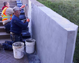 concrete wall repair